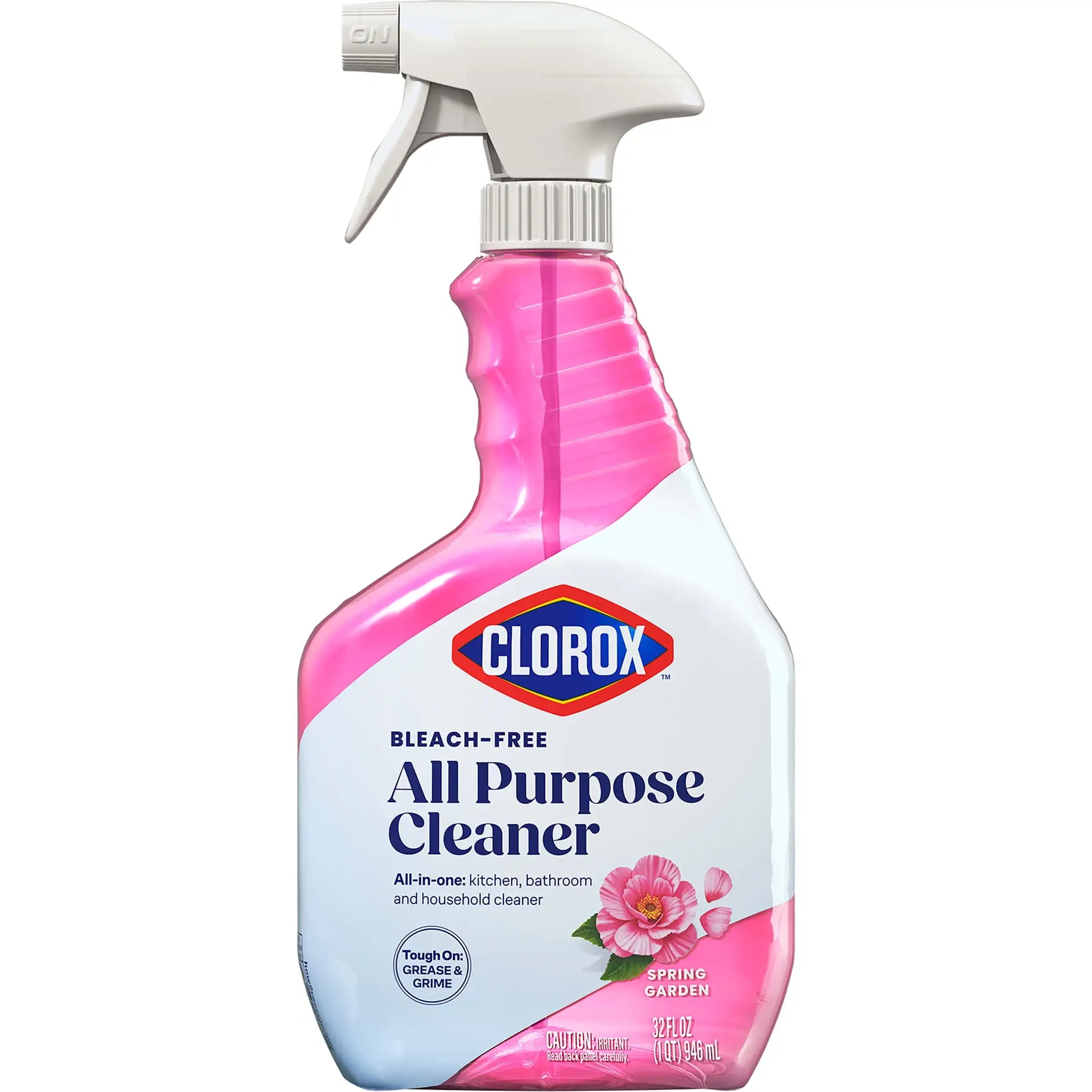 A Clorox Clean Without the Bleach — All Purpose Multi-Surface Cleaner Spray | Spring Garden Scent, Cuts Grease & Grime, Kitchen & Bathroom