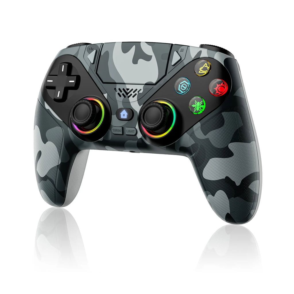 Wireless PS5 Controller – Turbo, Hall Trigger, Touchpad, Vibration & Bluetooth Gamepad