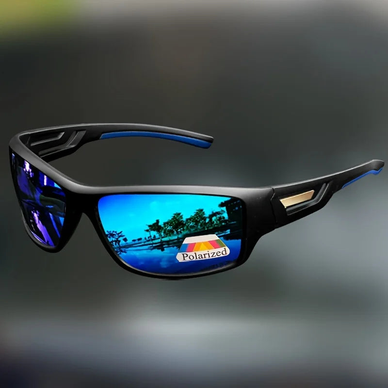 Sports Polarized Sunglasses | Camouflage Wraparound Frame UV400 for Driving & Fishing