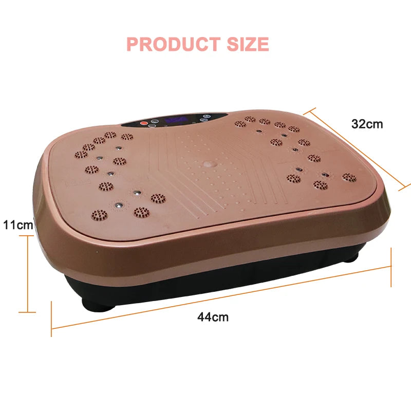 Home Fitness Vibration Plate Slimming Machine — Fat Burner Oscillating Workout Platform
