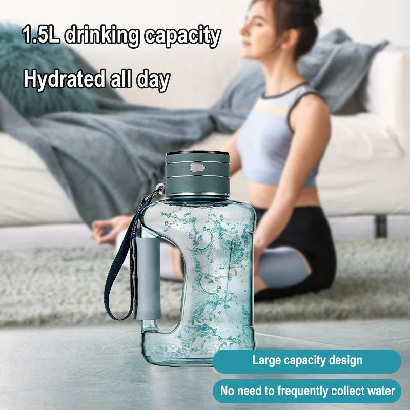 Hydrogen-Rich Water Bottle 1.5L — Portable Sports Hydration Kettle