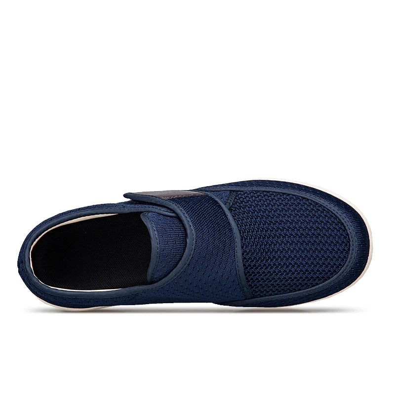 Men's Adjustable Orthopedic Diabetic Shoes – Wide Fit for Elderly Swollen Feet, Hallux Valgus, Bunion & Foot Pain Relief