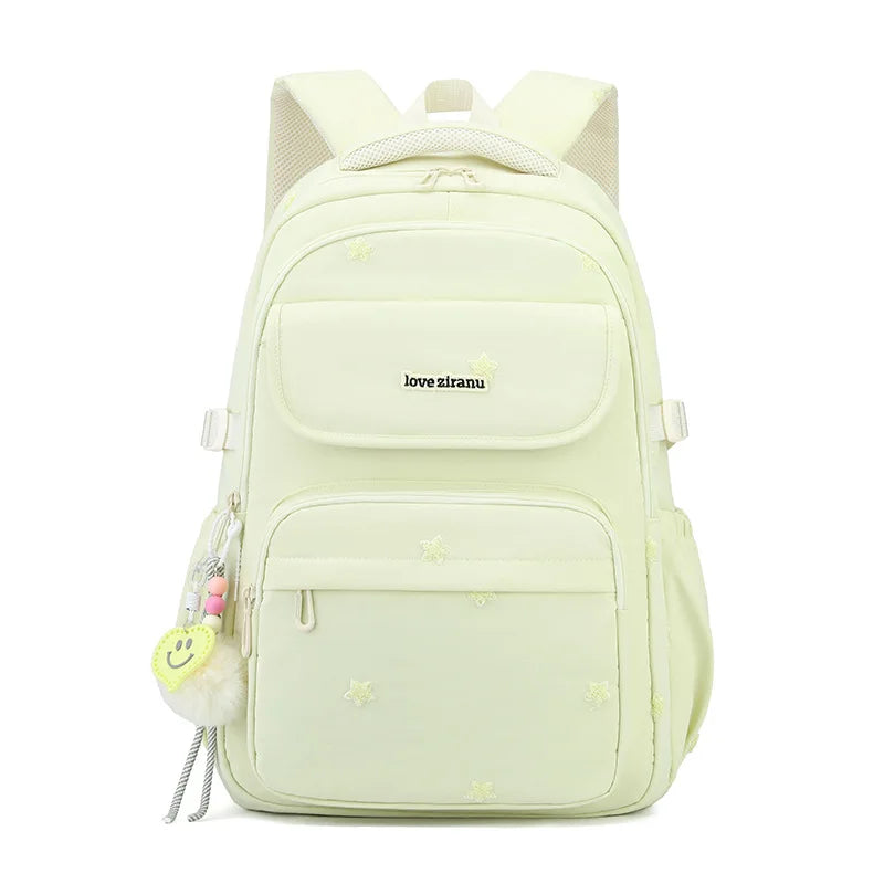 Girls School Backpack – Nylon Everyday Book Bag