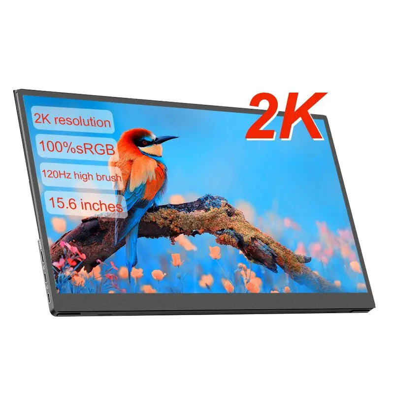 15.6-Inch QHD Portable Monitor – 120Hz Gaming Display