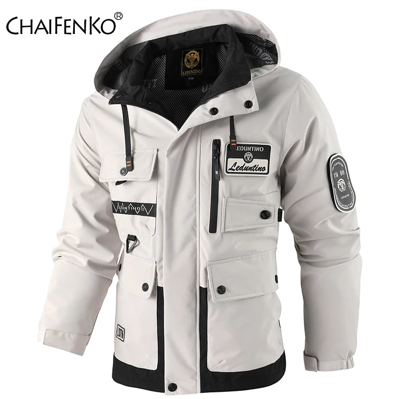 Men's Detachable-Hood Lightweight Jacket