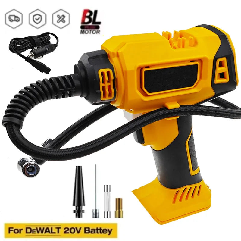 Cordless Tire Inflator with Digital Pressure Control