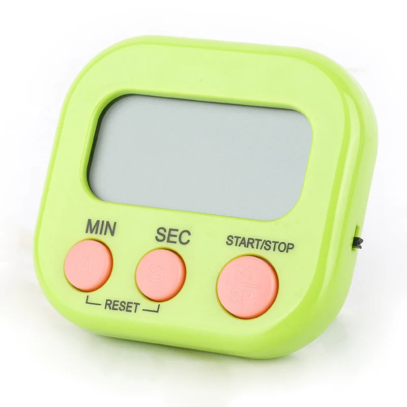 Digital Kitchen Timer – 99-Minute Magnetic Countdown Timer with Stand & Loud Alarm