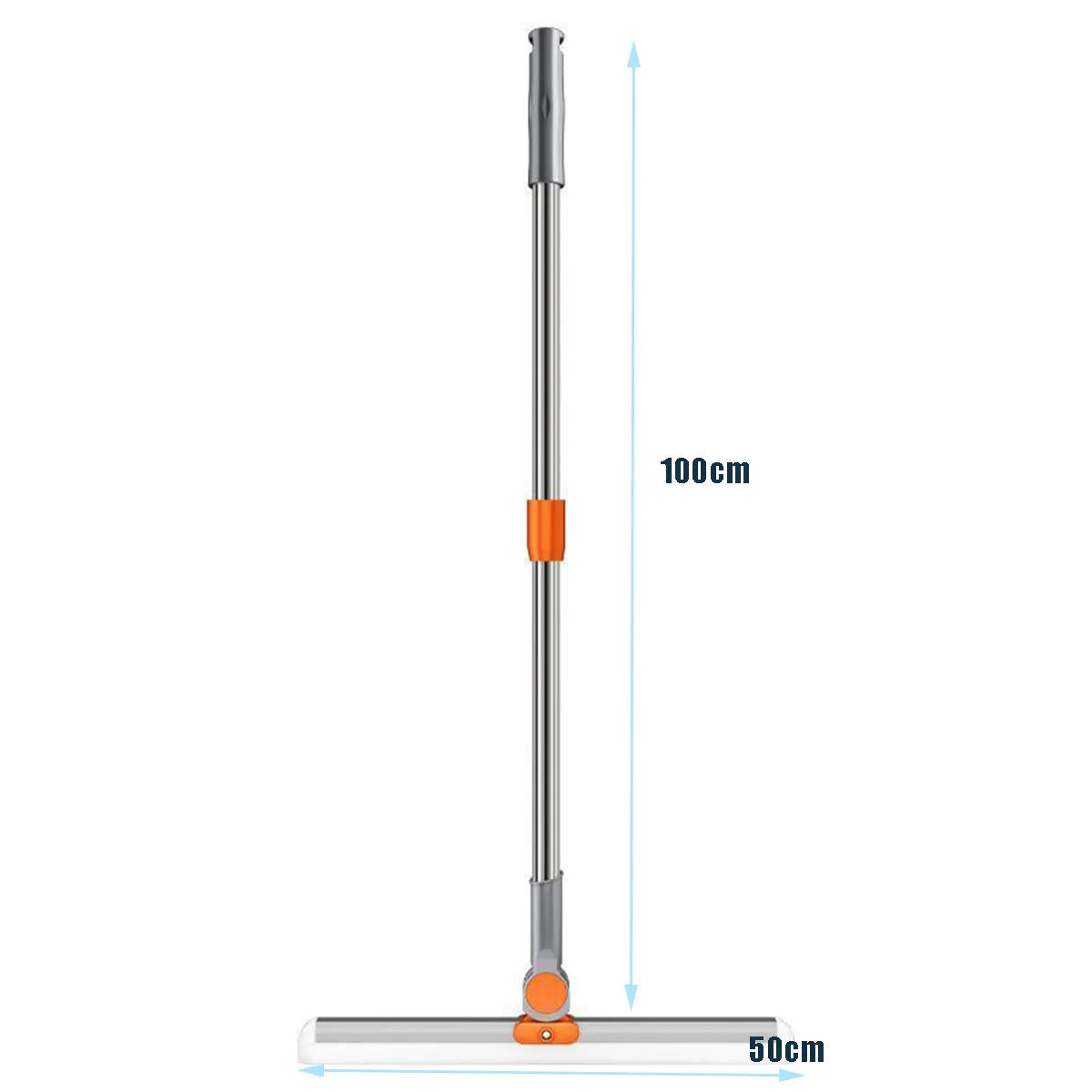 Silicone Scraper Broom Magic Wiper – High-Reach Floor Mop, Glass Wiper & Bathroom Sweeper