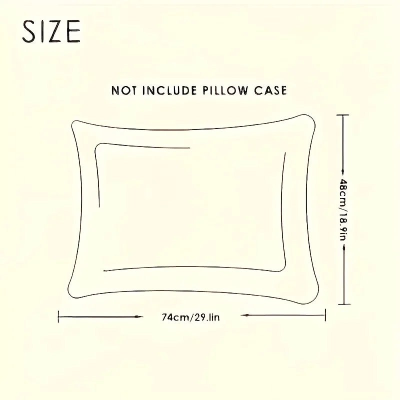 5-Star Hotel Sleeping Pillow – Soft Bilateral Washed Solid Color, Standard Size