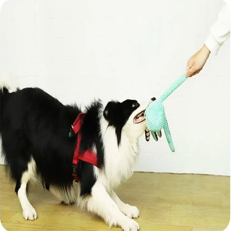 Large Octopus Plush Dog Toy — Boredom Relief Companion
