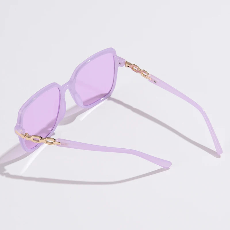 Women's Fashion Square Cycling Sunglasses | Big Frame Colorful Gradient Outdoor Shades
