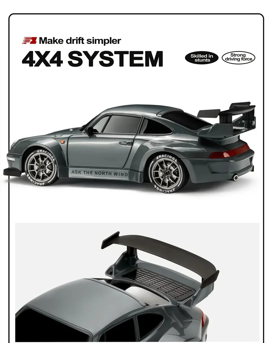 1:24 Scale 4WD RC Drift Car – High Speed Mini Remote Control Racing Car 2.4G