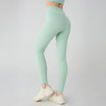 High-Waist Hip-Lifting Yoga Leggings — Breathable Nylon Fitness Running & Cycling Sports Pants, 19 Colors