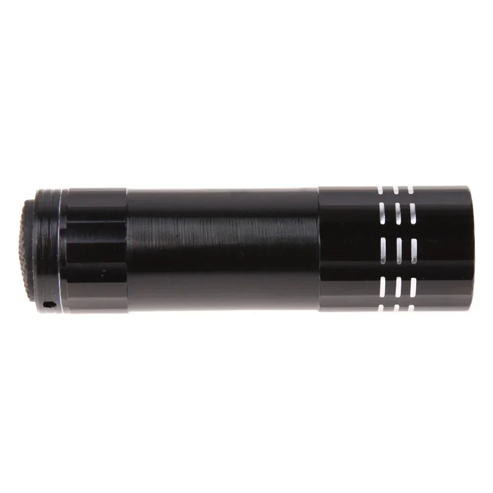 UV Blacklight Flashlight | 9/12 LED 395nm, Pet Urine & Stain Detector, Waterproof Aluminum, Batteries Not Included