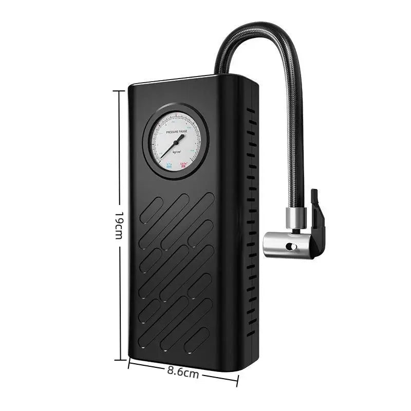 Cordless Tire Inflator with Pointer Pressure Gauge