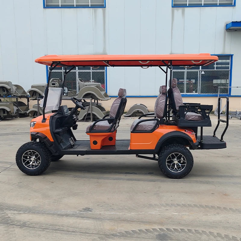 4 / 6 Seat Electric Golf Cart — Club Car Style Off-Road Electric Carrito with G-Wagon Seats & Petrol Option