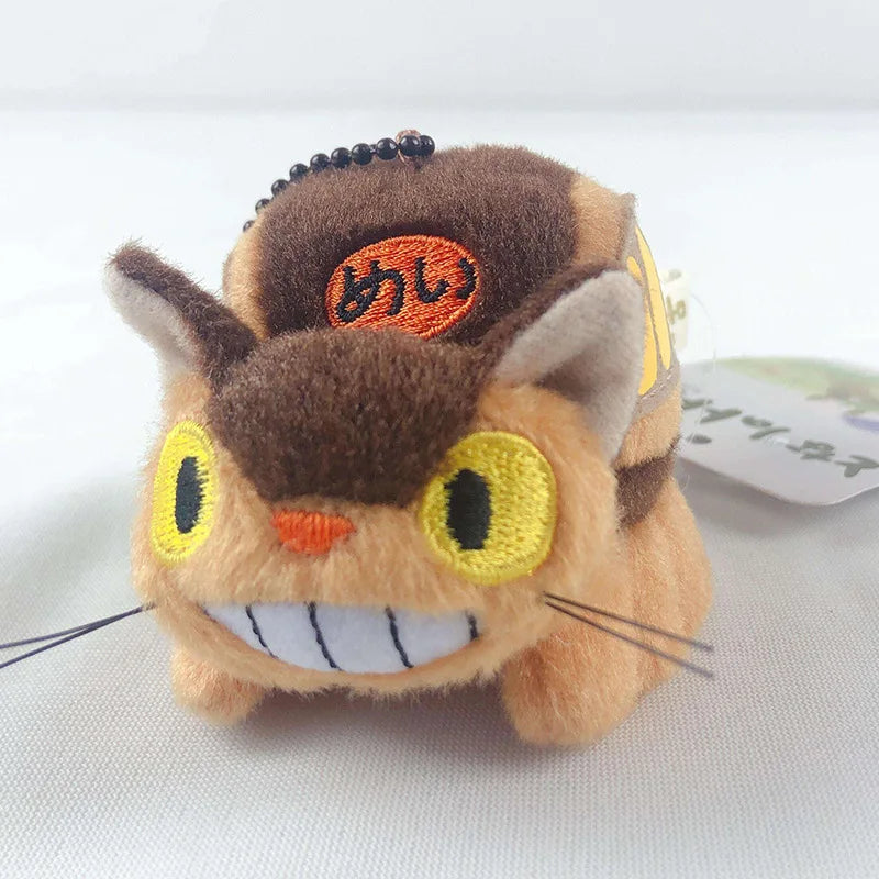 Anime Cat Bus Plush Coin Purse – Cartoon Shoulder Bag, Card Holder & Pendant Doll Gift