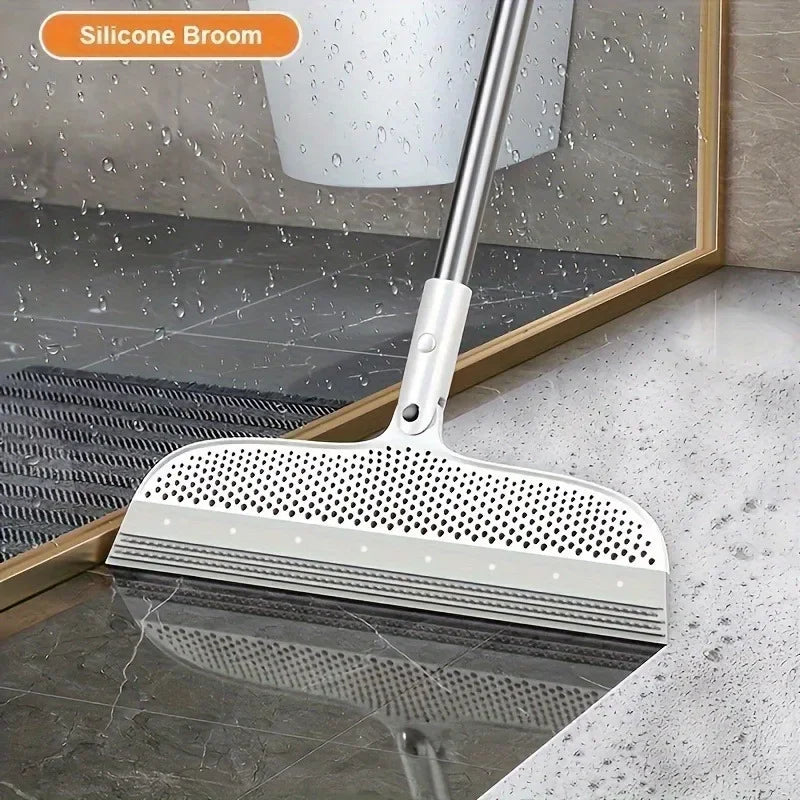 Magic Broom with Detachable Silicone Head — Flexible, Easy-Clean Floor Sweeper