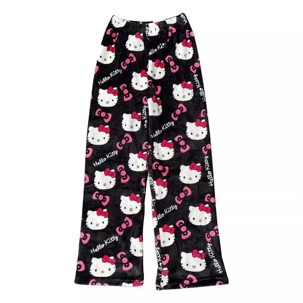 2026 Hello Kitty Anime Pajama Pants | Cartoon Couple Leisure Home Sleepwear Trousers