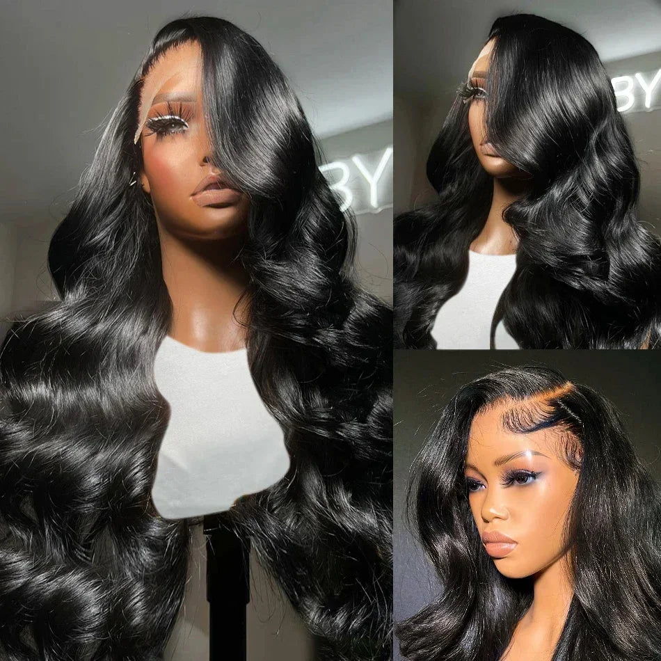 40 Inch Body Wave Lace Front Wig | 13x4 13x6 360 HD Lace Pre-Plucked Brazilian Human Hair for Black Women