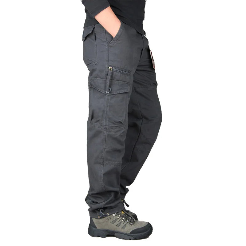 Men's Cotton Cargo Work Pants