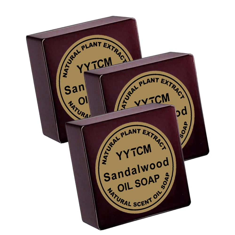 Sandalwood Men's Fragrance Soap Bar – Long-Lasting Scent for Bath, Face & Hand Washing, 65g