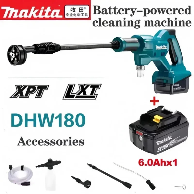 Cordless Pressure Washer – Makita 18V LXT Compatible