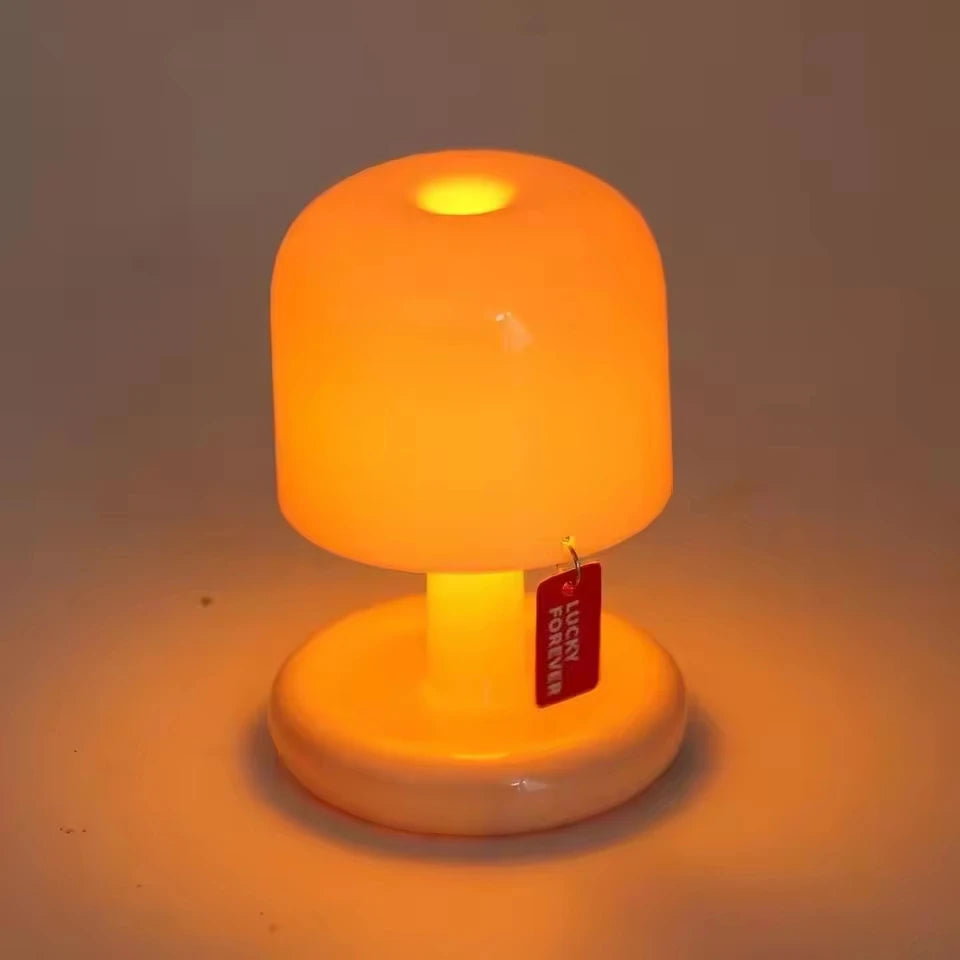 Sunset Night Light – Mini Mushroom-Style Table Lamp