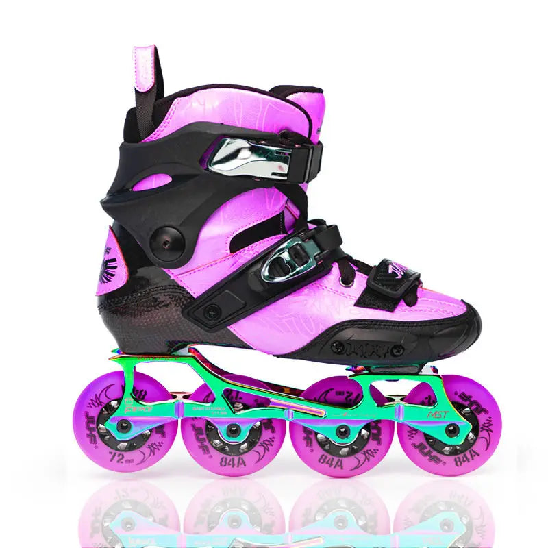Carbon Fiber Roller Skates – Professional Flat Shoes for Adults & Children, Boys & Girls
