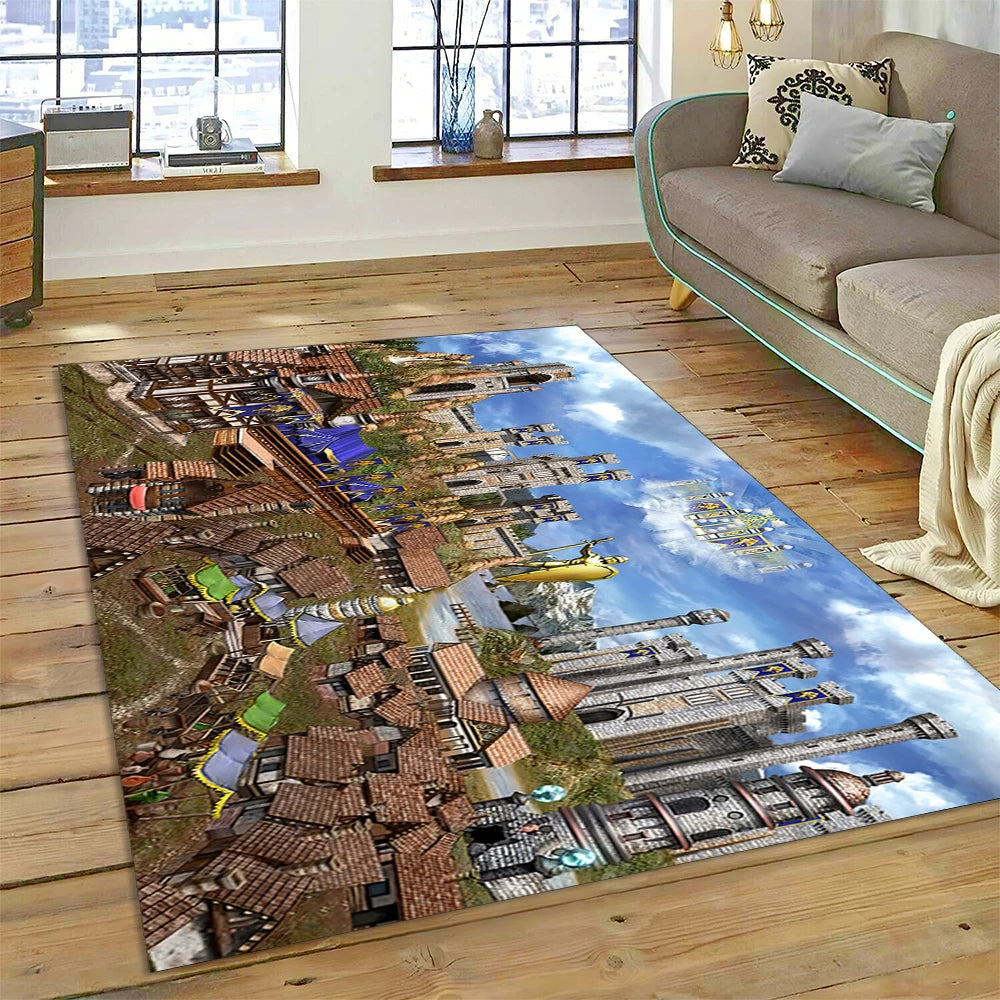 Heroes of Might & Magic Retro Gaming Rug – Non-Slip Floor Mat for Living Room, Bedroom & Sofa, 27 Designs & 9 Sizes