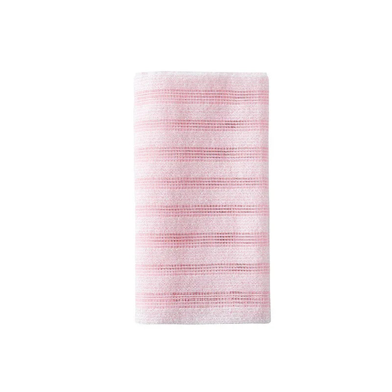 Japanese Rubbing Washcloth Bath Nylon Towel Brush – Exfoliating Scrub Shower Sponge for Back
