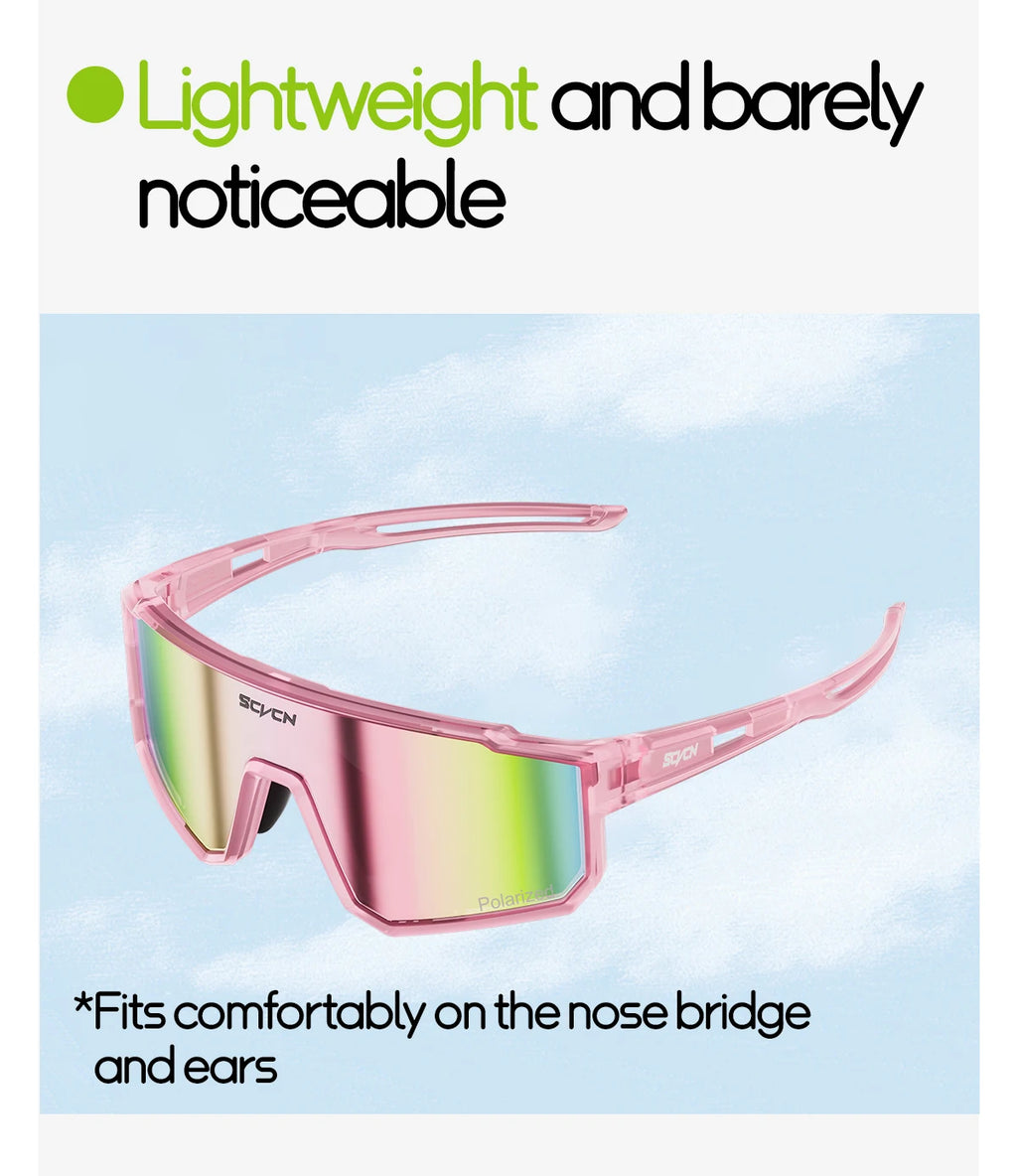 SCVCN Kids Photochromic Sport Sunglasses | UV400 Boys Girls Outdoor Skateboarding Bike Golf Eyewear
