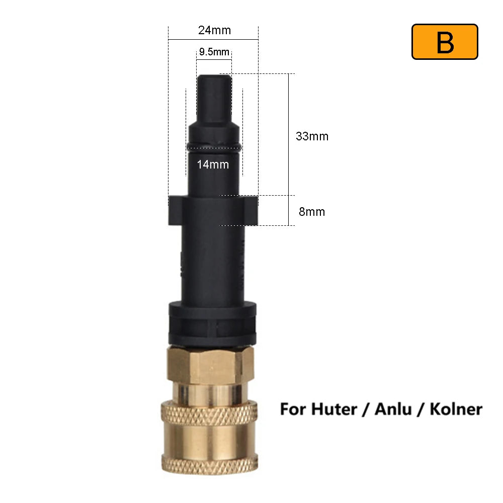 Pressure Washer Adapter – 1/4" Quick Release Connector for Karcher, Bosch, Nilfisk, LAVOR & More
