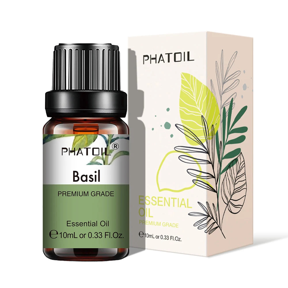 Pure Plant Essential Oil 10ml – Aromatherapy Oil for Diffusers, Humidifiers & DIY, 37 Scents
