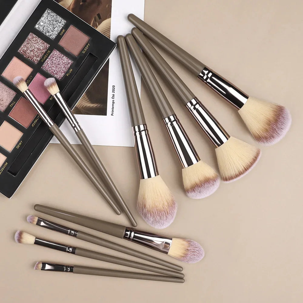 Super Soft Detail Makeup Brush Set — Blush, Highlighter, Foundation & Eyeshadow