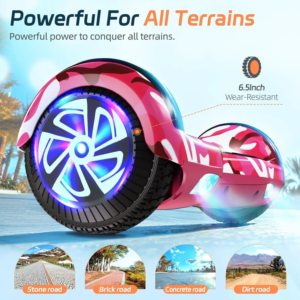 Self-Balancing Hoverboard Scooter – Bluetooth LED