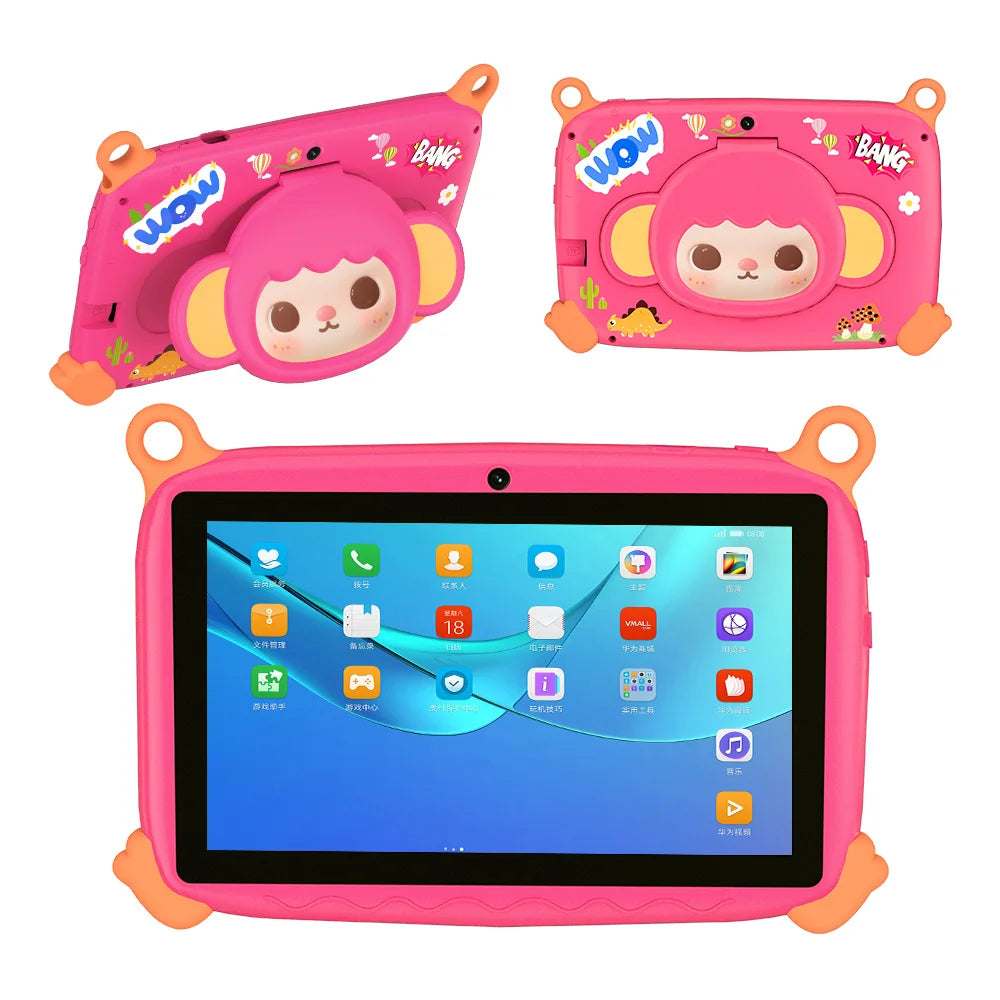 BDF 7" Kids Tablet – 4GB RAM, 64GB, Android 13, 5G Wi-Fi, 1280x800 IPS
