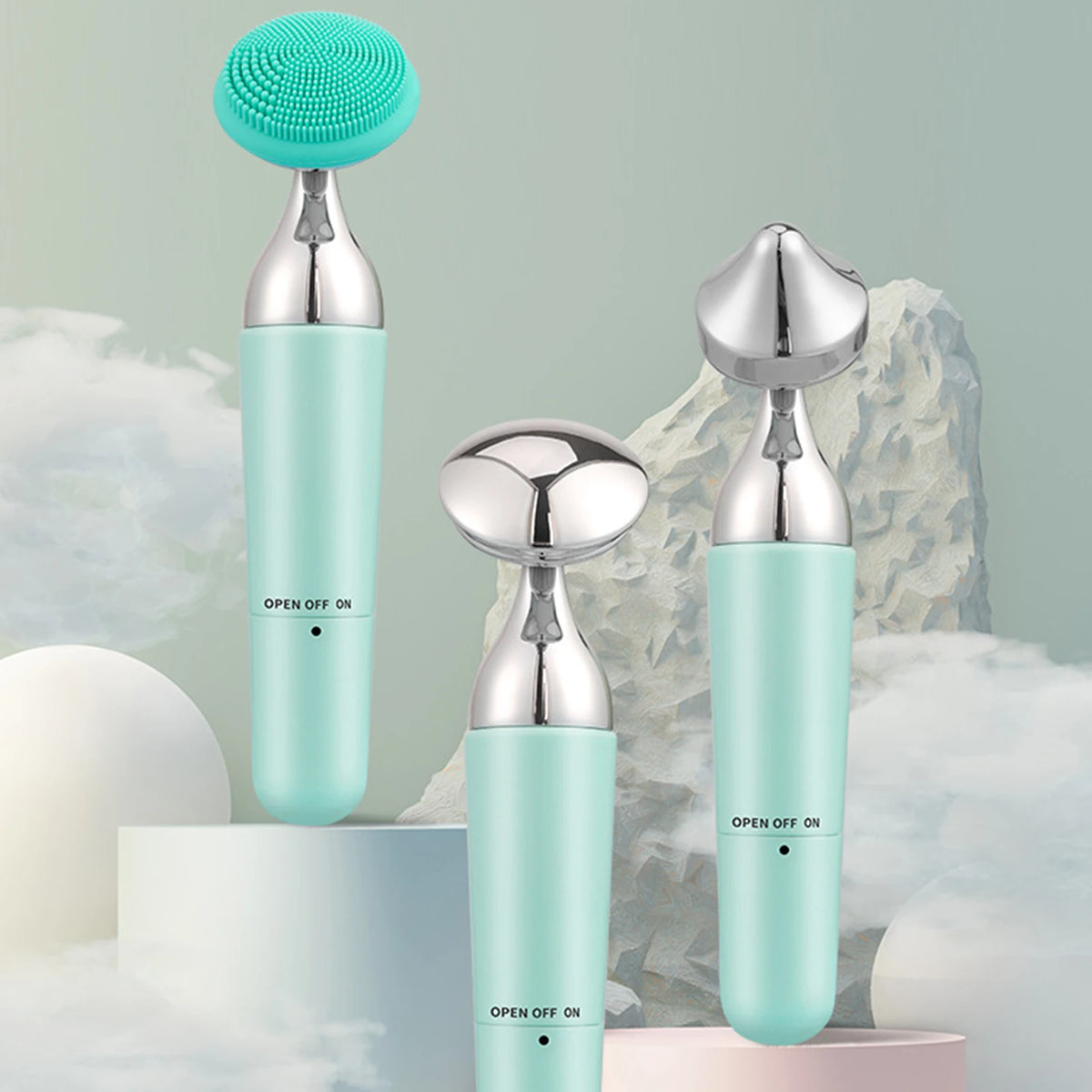 Deep Cleansing Facial Beauty Massager – Skin Firming, Wrinkle Reduction & Collagen Stimulation