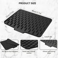 Silicone Drain Mat with Built-In Drainage – Large Rectangular Kitchen Countertop & Sink Mat