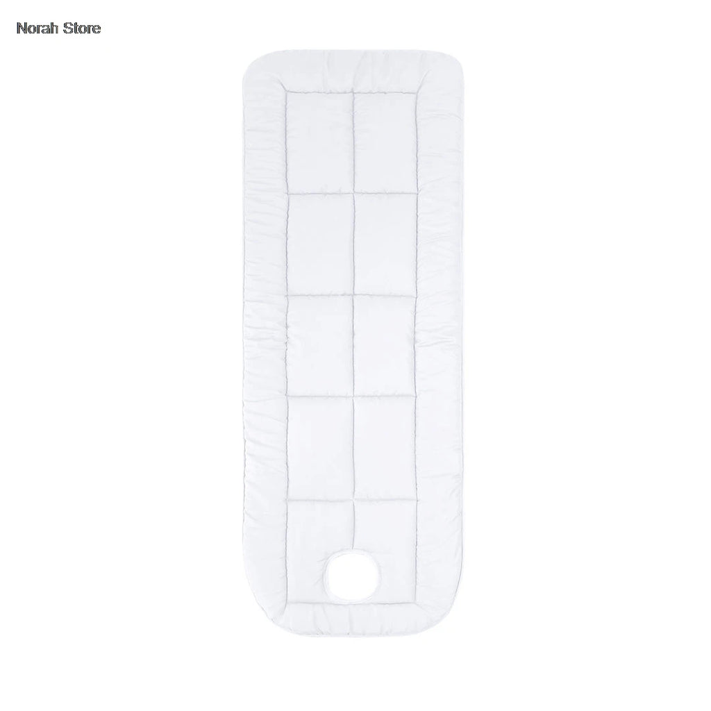 Beauty Salon Massage Bed Mattress Pad – Thickened Anti-Slip Cushion with Face Hole for Spa & Hospital