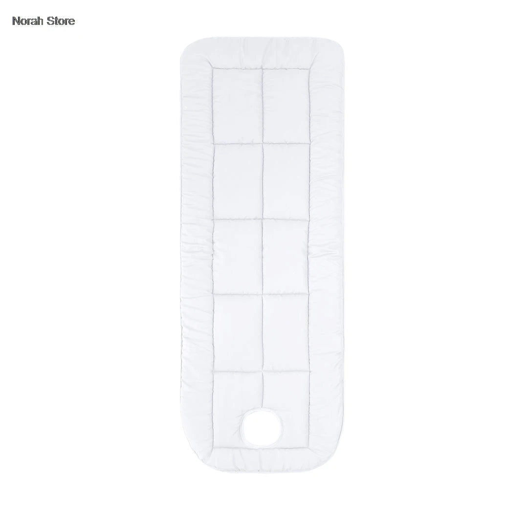 Beauty Salon Massage Bed Mattress Pad – Thickened Anti-Slip Cushion with Face Hole for Spa & Hospital