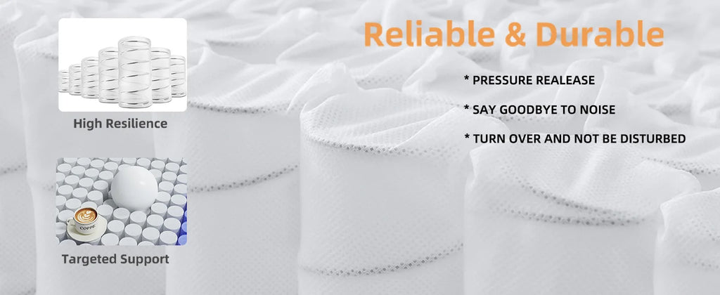 LayRoad 12-14inch Full-Size Memory Foam Mattress Available in Single, Twin, Queen, and King Sizes Boxed Mattress Medium Firmness