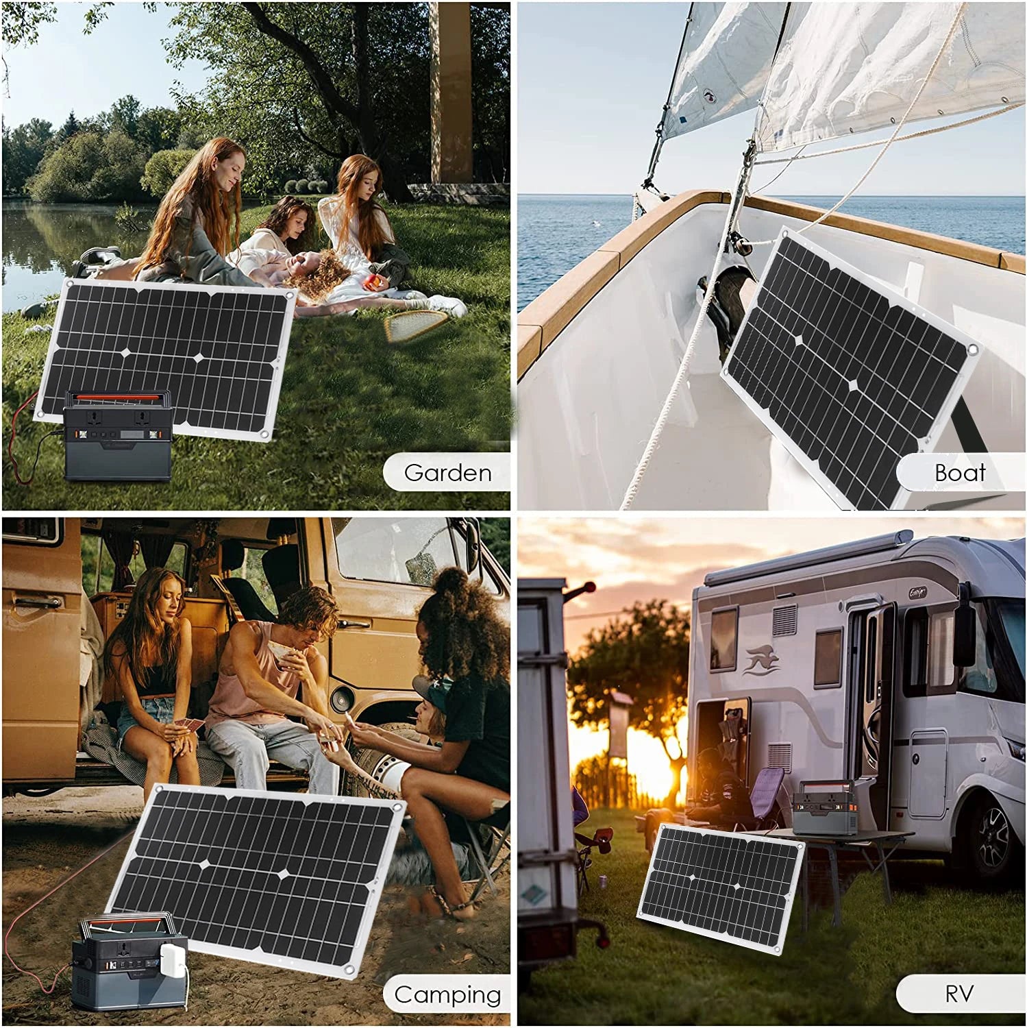 5000W Solar Panel Kit – Modified Sine Wave 12V to 220V System with 30A Charge Controller