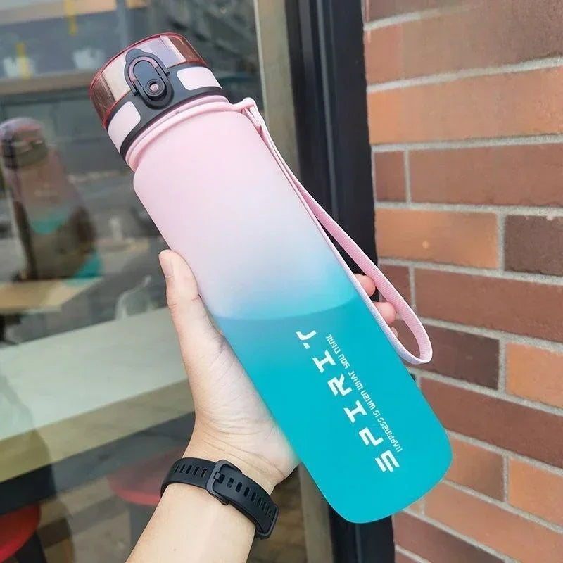 Simbuid Colorful Sports Water Bottle 500ml/650ml/1000ml – Leakproof PC+PP, FCM Certified, Gym & Outdoor