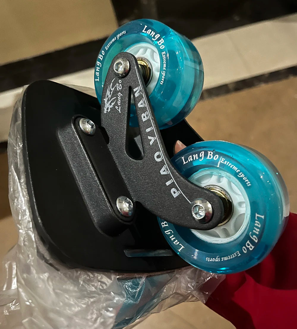 Aluminum Alloy Mini Drift Short Board Roller – 1 Pair Skateboard for Tricks & Street Skating