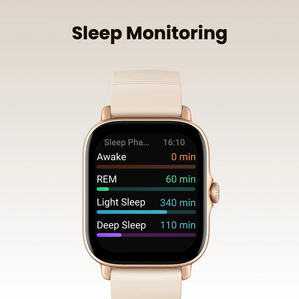 Amazfit GTS 4 Mini Smartwatch – Alexa Built-In 24H Heart Rate Monitor 150 Sports Modes