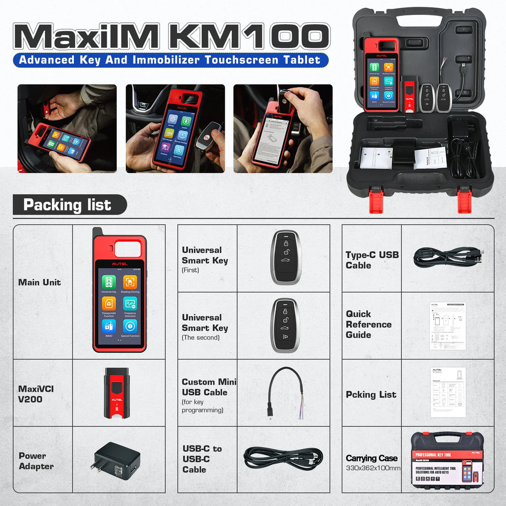 Autel MaxiIM KM100 Car Key Fob Programmer Tool
