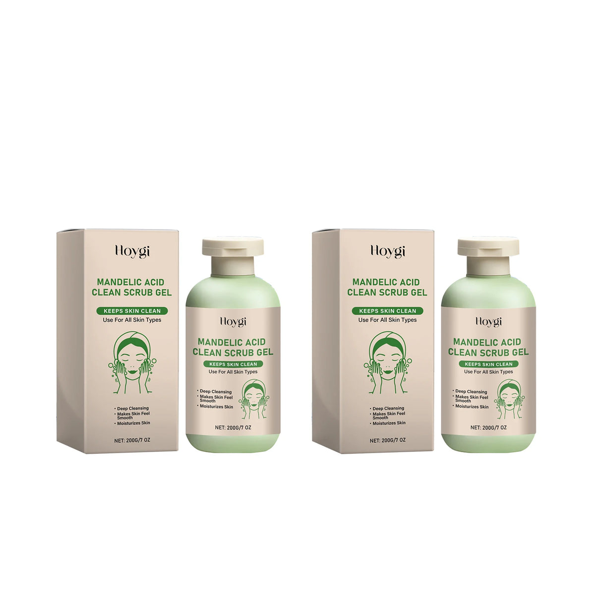 Mandelic Acid Body Exfoliating Gel – Gentle Scrub for Smooth, Hydrated Skin