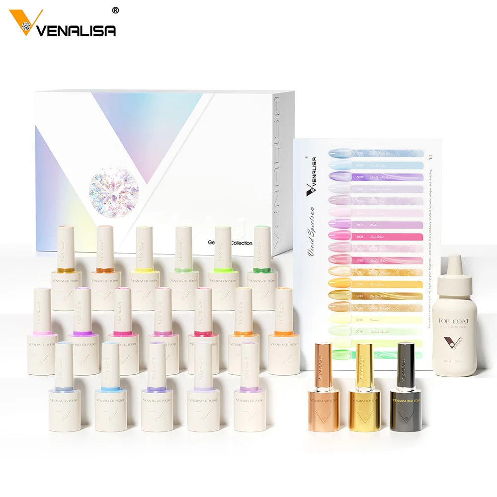 Venalisa VIP4 Gel Nail Polish 7.5ml — Soak Off UV/LED Long-Lasting Color