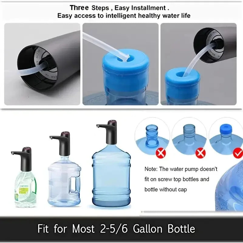 Portable 5-Gallon Water Dispenser — USB Charging Automatic Electric Pump
